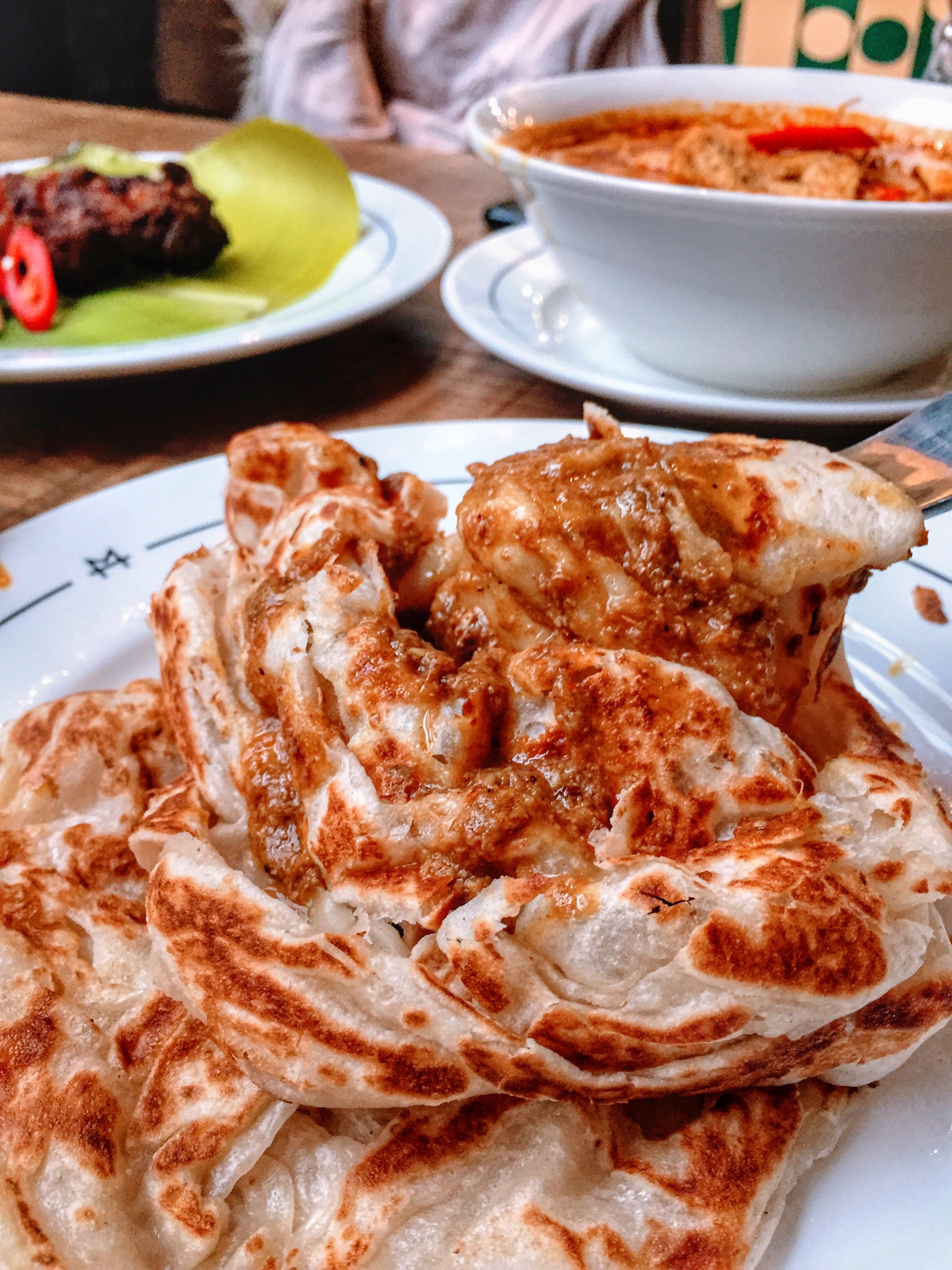 Roti Canai Beef Rendang